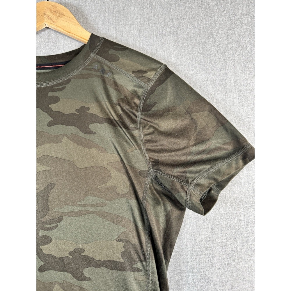 Abercrombie Fitch Camo Athletic Shirt Mens Medium Compression Workout Tee - Picture 7 of 16